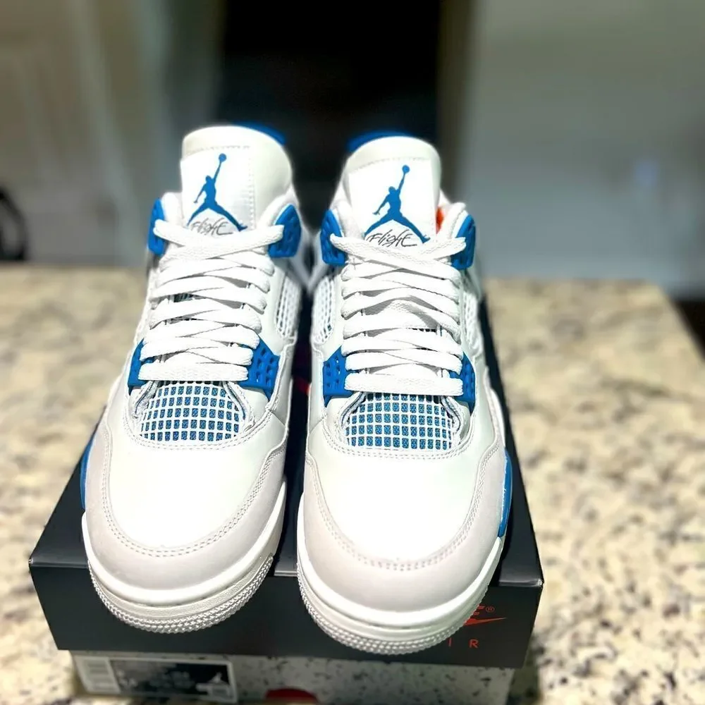 Air Jordan 4 Retro “Military Blue” 10M - Picture 5 of 6